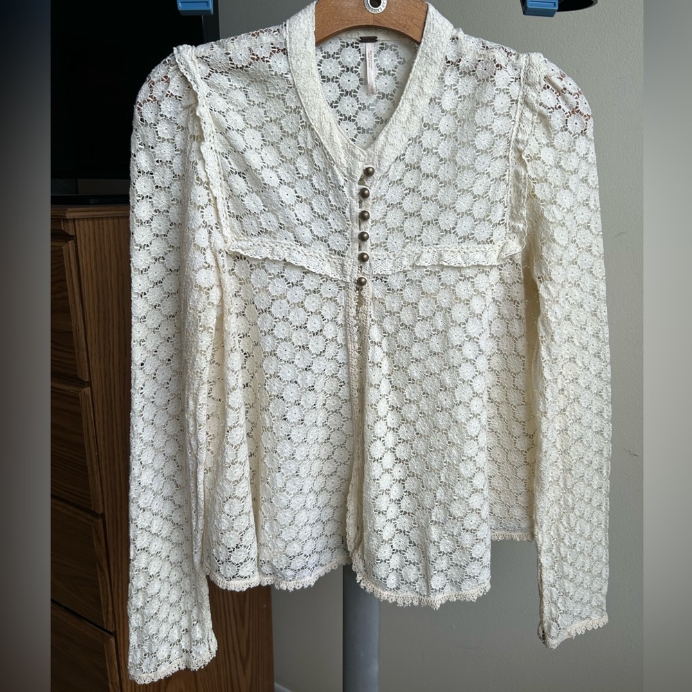 Free People Crochet Top